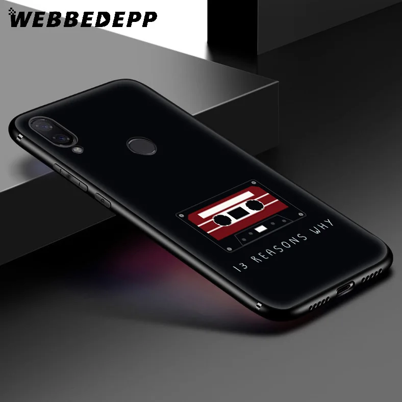 WEBBEDEPP тринадцать причин почему мягкий чехол для Xiaomi Redmi K20 7A 4A 4X 5 5A 6 6A S2 Note 8 4 7 Pro Plus