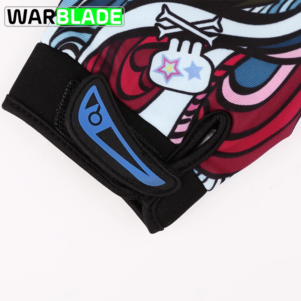 WarBLade Adjustable Durable Screen Cycling Gloves Men Women Sports Full Finger Anti Slip Bike Shockproof Colorful | Спорт и