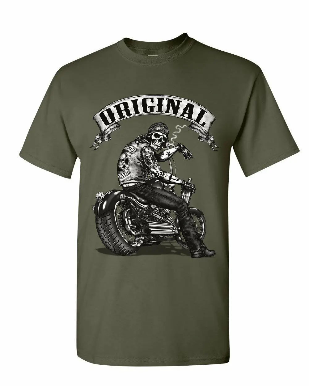 Байкерская футболка Death Rider