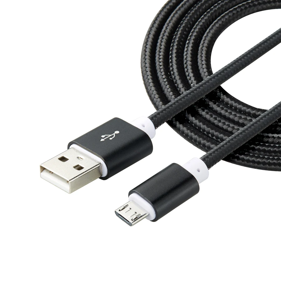 Usb-кабель для зарядного устройства, плетеный провод, кабель micro USB для синхронизации данных для Samsung LG HTC Andriod