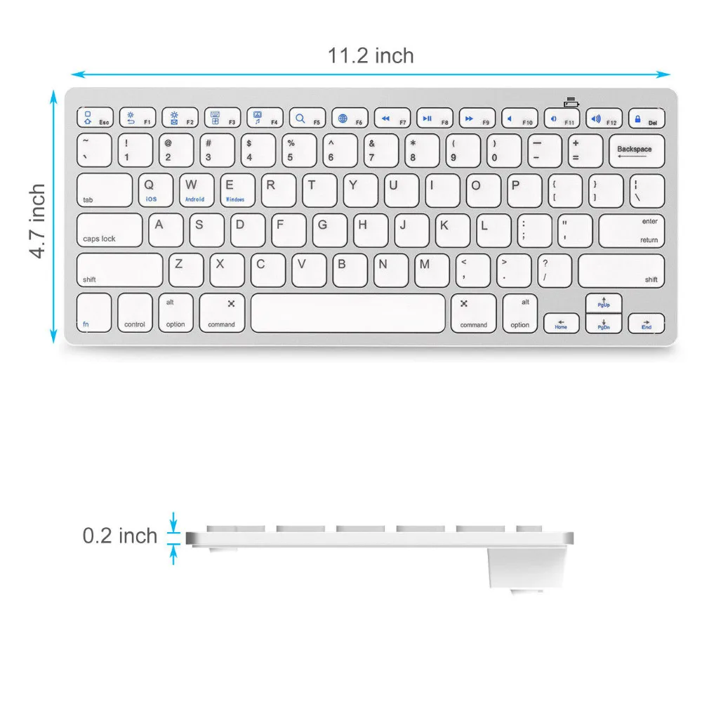 Профессиональная ультра-тонкая беспроводная клавиатура Bluetooth 3,0 Клавиатура Teclado для Apple для iPad серии iOS системы