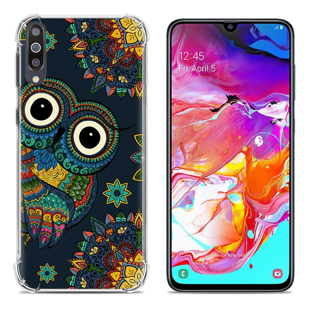 19 Противоударный чехол для телефона SAMSUNG GALAXY A70, 6,7 дюймов, стильный дизайн, цветная задняя крышка для телефона с рисунком - Цвет: 19