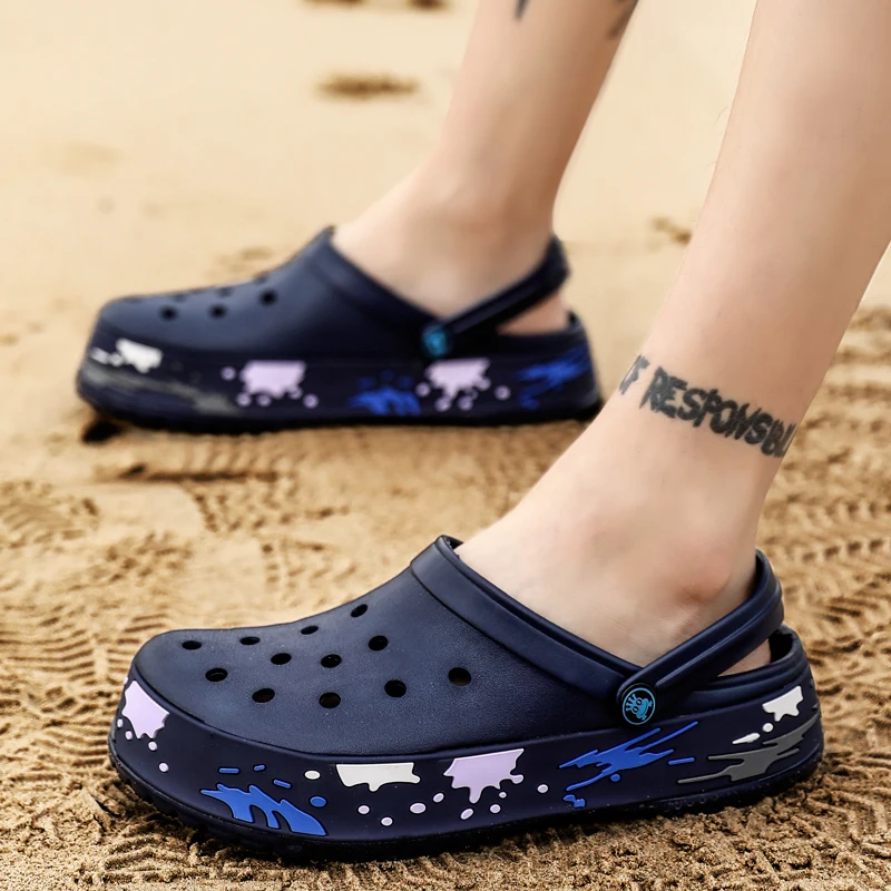 Обувь Crocks; Мужская обувь; сандалии с кроком; Sandalias; Летняя обувь; Sandalen; шлепанцы; Sandalet hombre Sandali; сабо с кроком; Новинка года