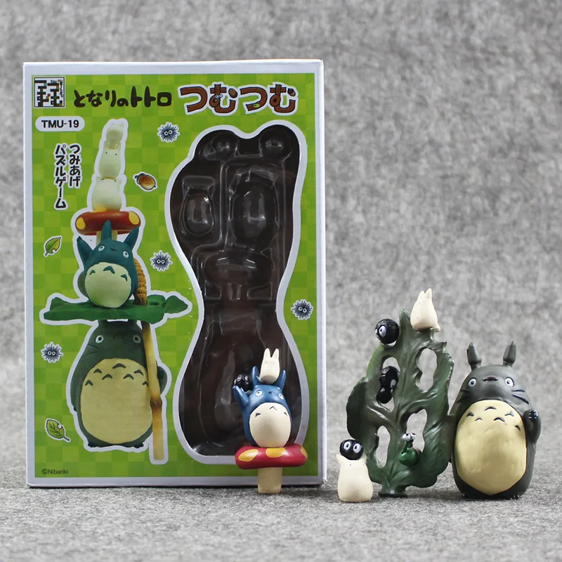 Фигурка «Мой сосед Тоторо» игрушка Chibi Totoro кошка автобус Catbus Фея No Face Man Jiji Cat Хаяо Миядзаки модель игрушки