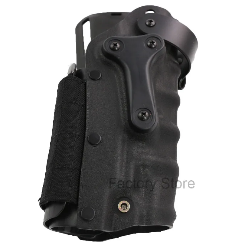 Тактический кобура платформе Airsoft Шестерни Аксессуары черно-коричневые сапоги до бедра кобуры для Glock 17 19 Кольт 1911 M9 SIG P2022 P226