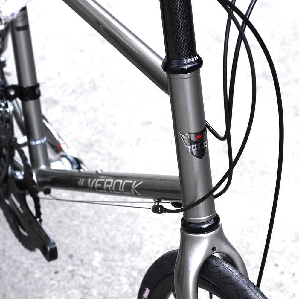 Silverock хром Minivelo велосипед 20 &quot1 1/8&quot 451 с APEX Crank 105 Задний переключатель 22