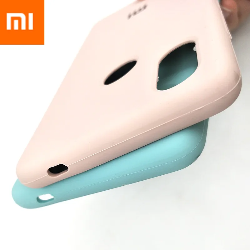 Оригинальный официальный Xiaomi mi 8SE жидкий силиконовый чехол шелковистый мягкий