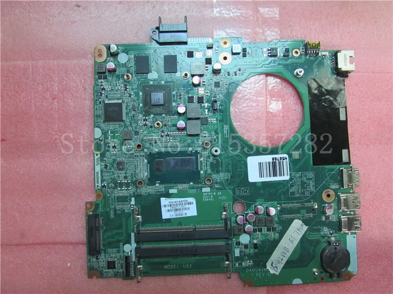 736377-001 736377-501 для hp 15 серии 15-n005TX Материнская плата ноутбука DA0U82MB6D0 SR170 i5-4200U