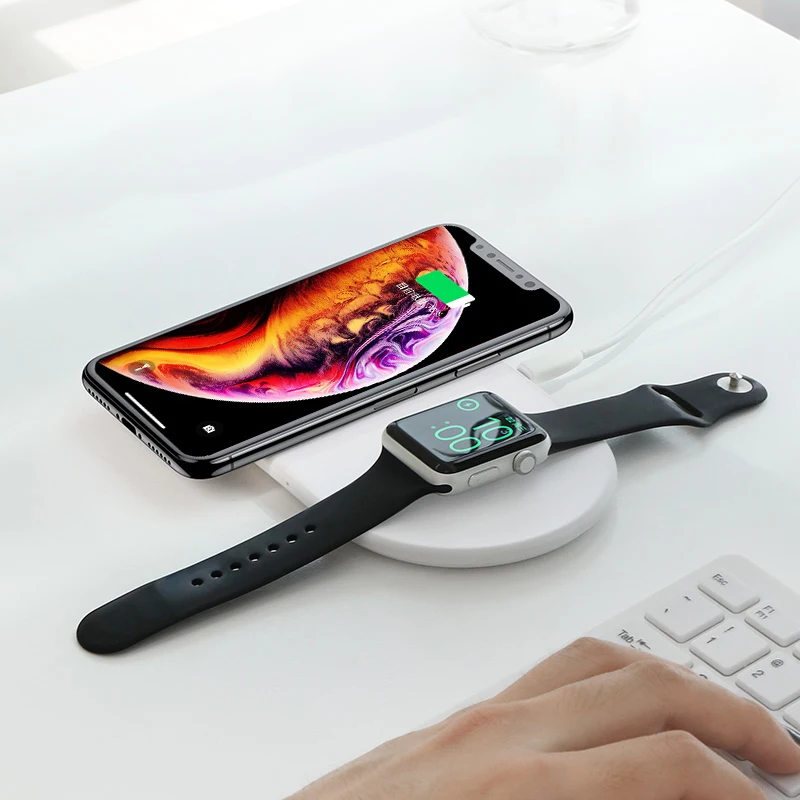 Suntaiho Беспроводной Зарядное устройство для Apple iWatch серии 4 3 2 USB кабель Магнитная