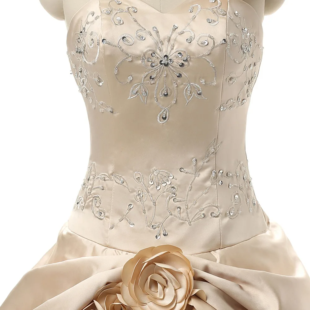 Винтажное свадебное платье принцессы недорогие кружевные платья на одно плечо с