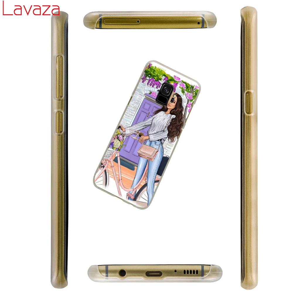Твердый чехол для телефона Lavaza с черными и коричневыми волосами Samsung Galaxy A10 A30 A40 A50