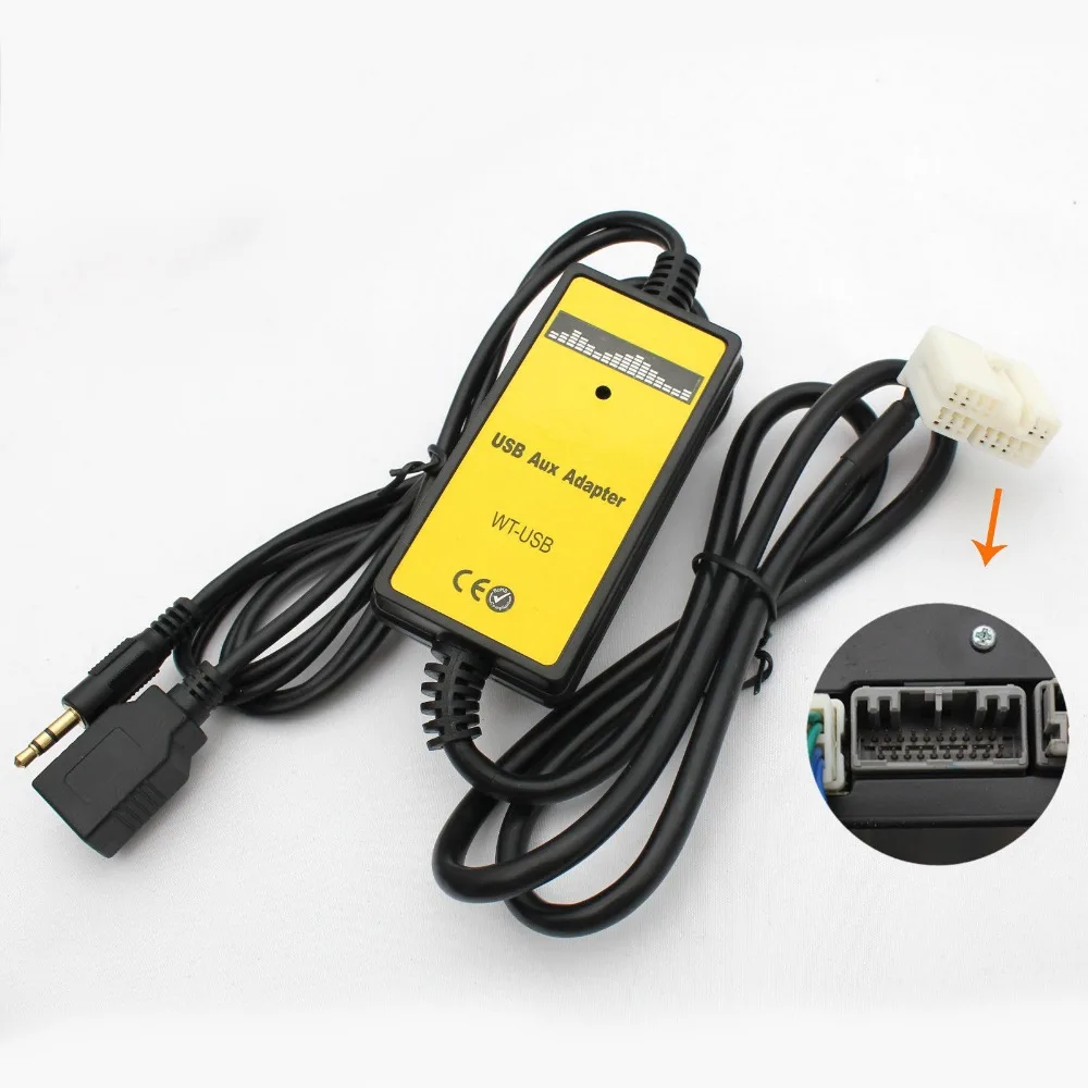 Автомобильный адаптер USB Aux-In для mp3-плеера кабель интерфейса Honda Accord Civic Odyssey S2000