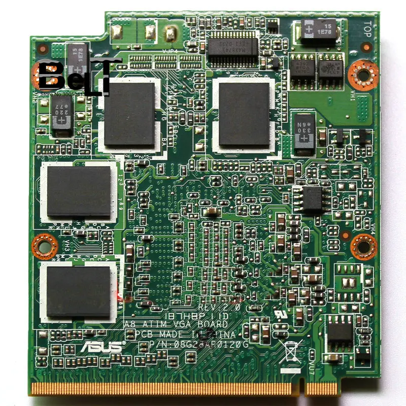 Видеокарта HD2600 HD 2600 512 МБ VAG карта для ноутбука Asus F8P F8S F8SA F8V N80V PRO80S X81S Z99S A8S |