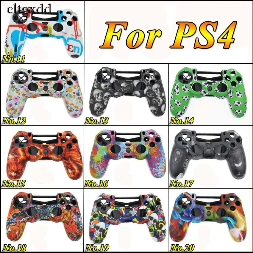 Cltgxdd Камуфляжный силиконовый защитный чехол для Sony Playstation PS4 Dualshock 4 игровой