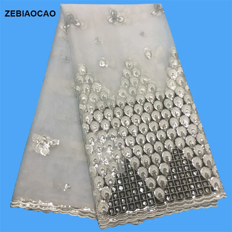 2019 Latest French Laces Fabrics High Quality Tulle African Fabric For Wedding Nigerian Lace Material free shipping | Дом и сад