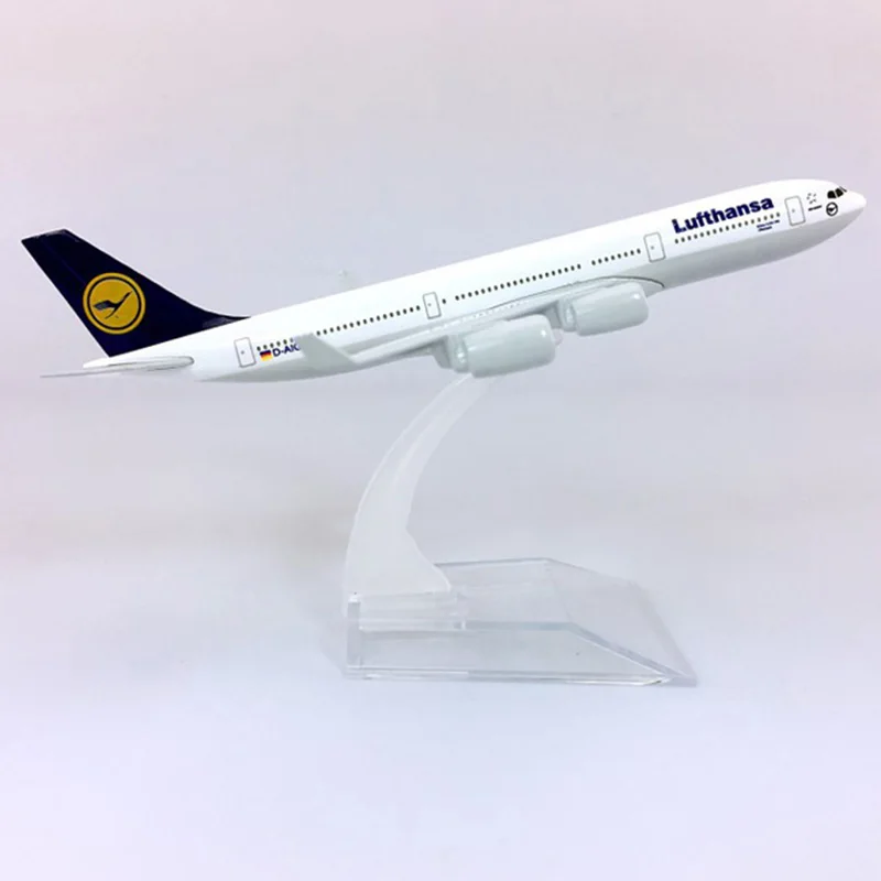 16 см масштаб 1:400 немецкий самолет Lufthansa модель самолета аэробуса 340 A340 базовый