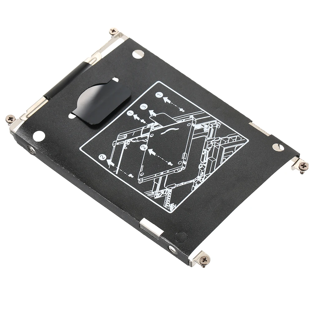 10 шт. жесткий диск Caddy SATA HDD + разъем для HP EliteBook 2560P 2570 серии корпус жесткого диска