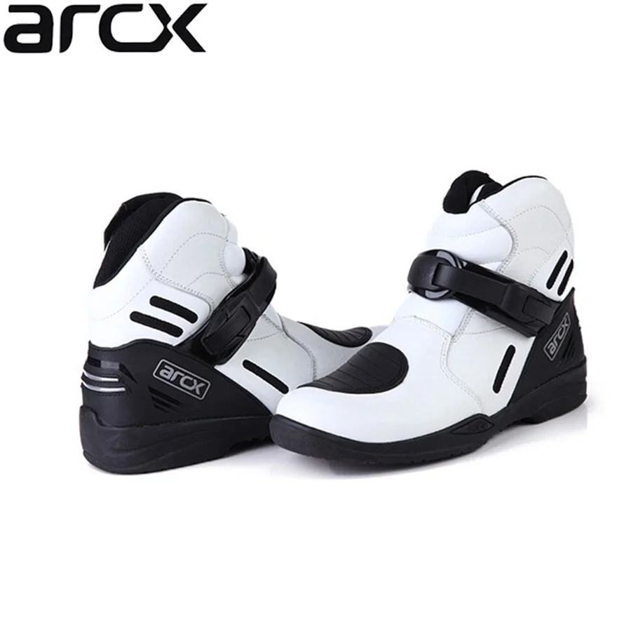 Free shipping 1pair ARCX New Men's real leather Ankle Cowhide Leather Touring Biker Riding Motorcycle Boots | Автомобили и