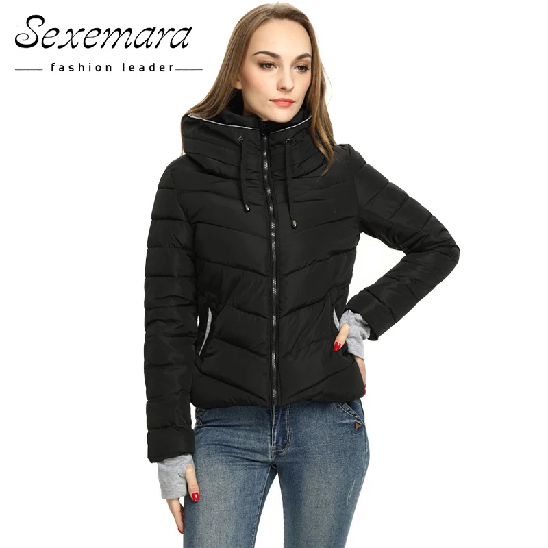 Женская зимняя куртка на молнии парка утепленная верхняя одежда Анорак короткие