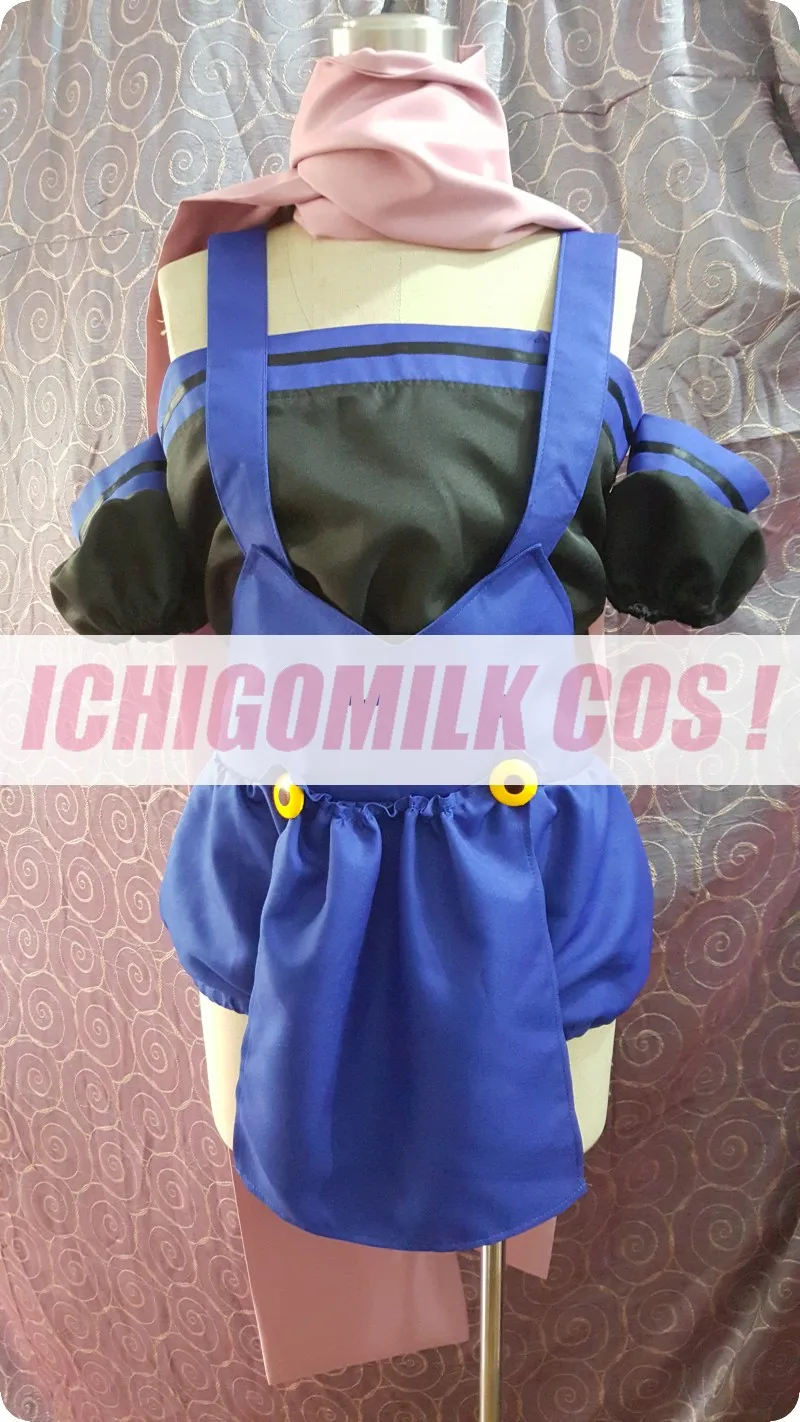 Костюм для косплея Лизы костюм Хэллоуина Рождественская форма топ + штаны шарф