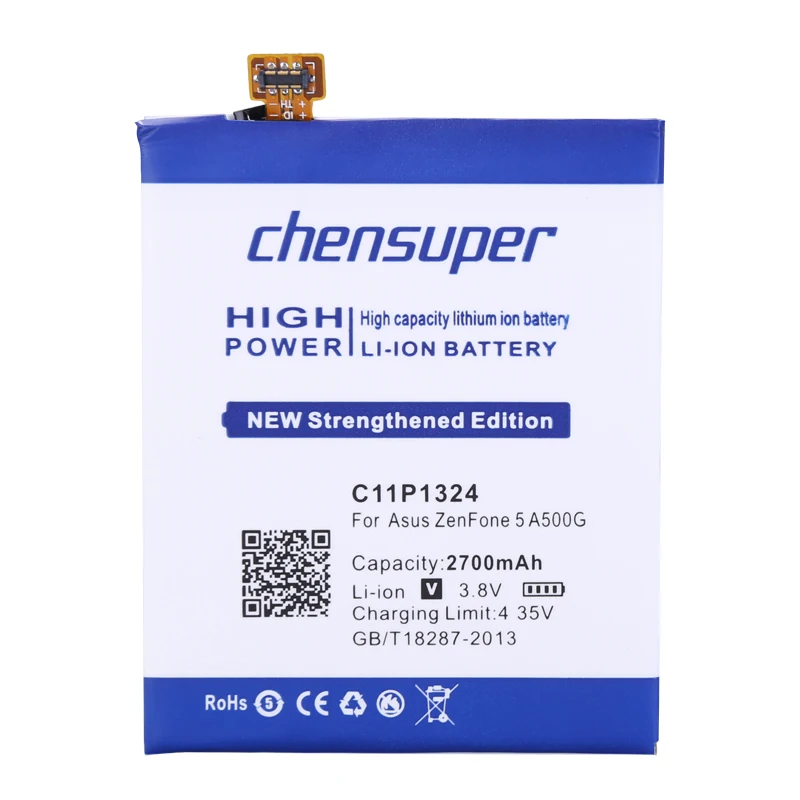 new 2700mAh cell phone battery C11P1324 for ASUS ZenFone 5 Battery A500CG A501CG A500KL A500 | Mobile Phone Batteries