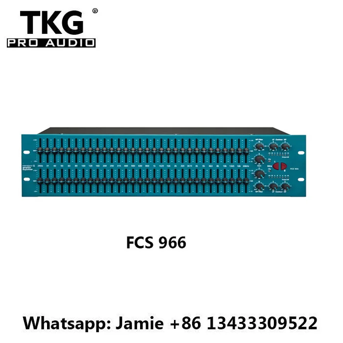 TKG BSS FCS966 FCS 966 аудио EQ фильтр для высоких частот Двойной 30 Бит графический