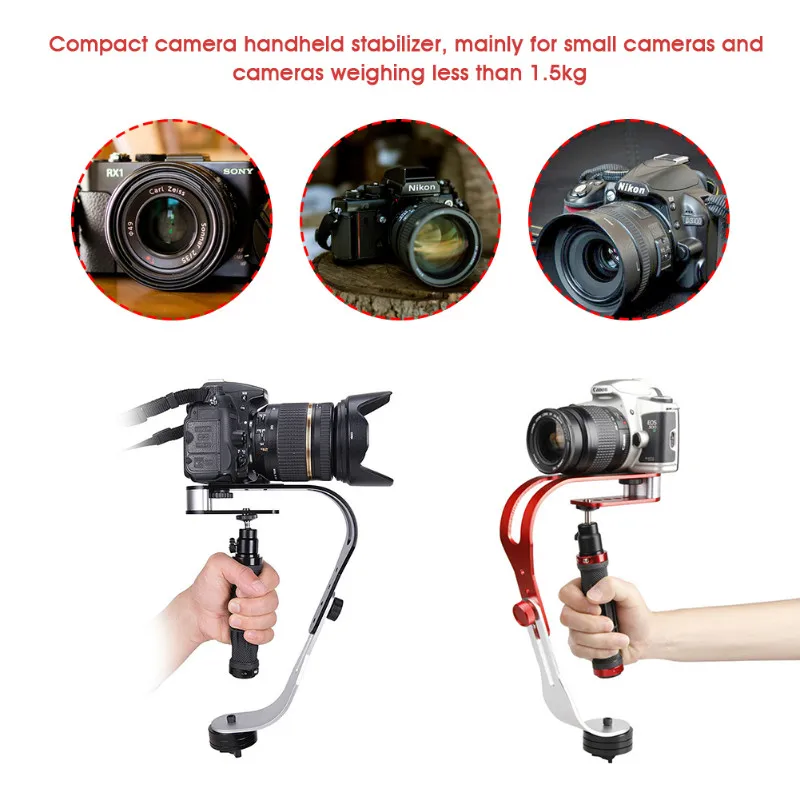 Ручной Стабилизатор Gimbal Универсальный камера Stablizer для GoPro Canon Nikon DSLR SLR цифровой