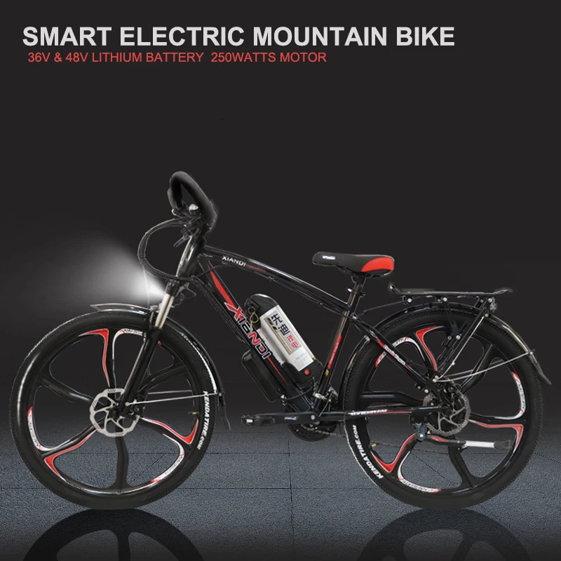 Электрический велосипед двойной литиевый аккумулятор 100 км электровелосипед