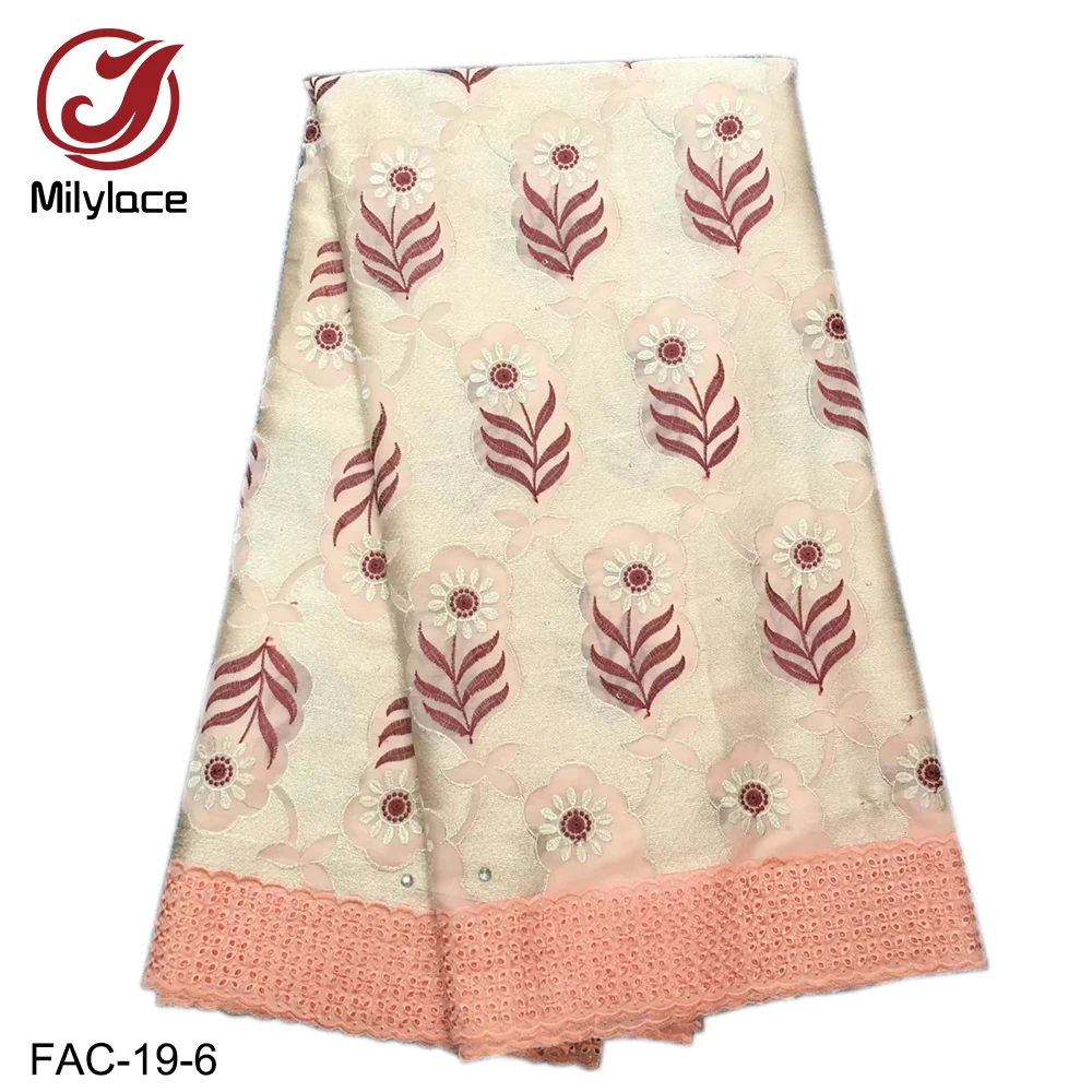 Milylace красивые швейцарские хлопковые кружевные ткани 5 ярдов вуаль кружева с