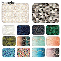 hongbo 4060cm geometric pattern anti slip carpet door mats doormats outdoor kitchen bathroom living room floor mat rug