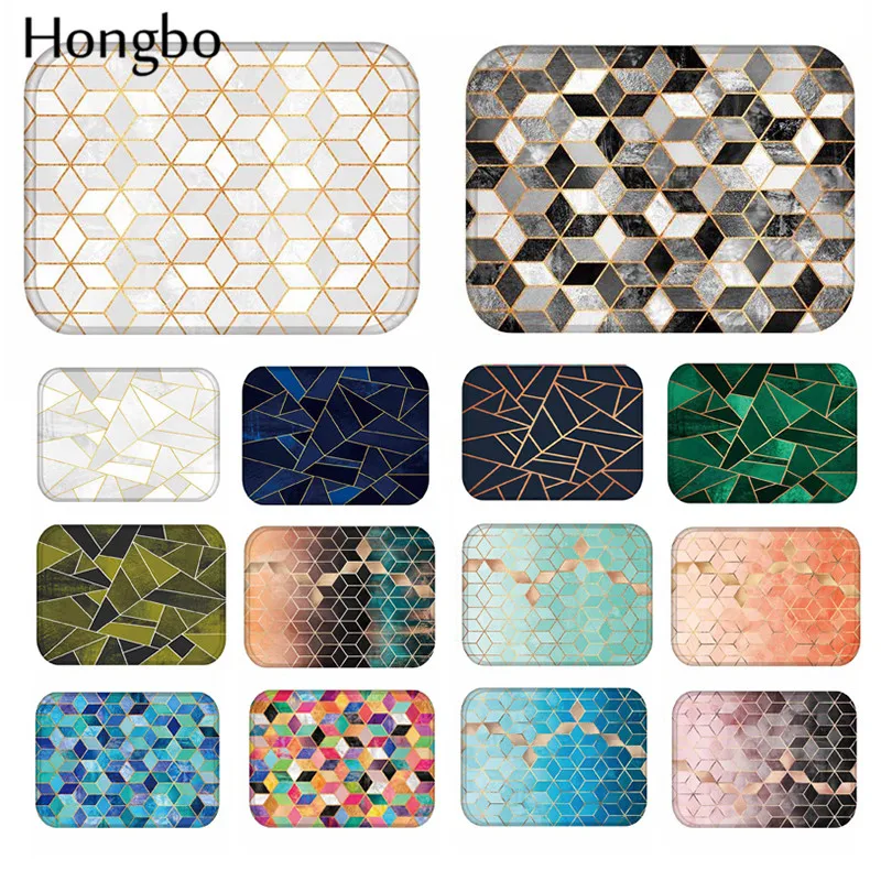 Hongbo 40*60 см нескользящий коврик с геометрическим рисунком дверные коврики для