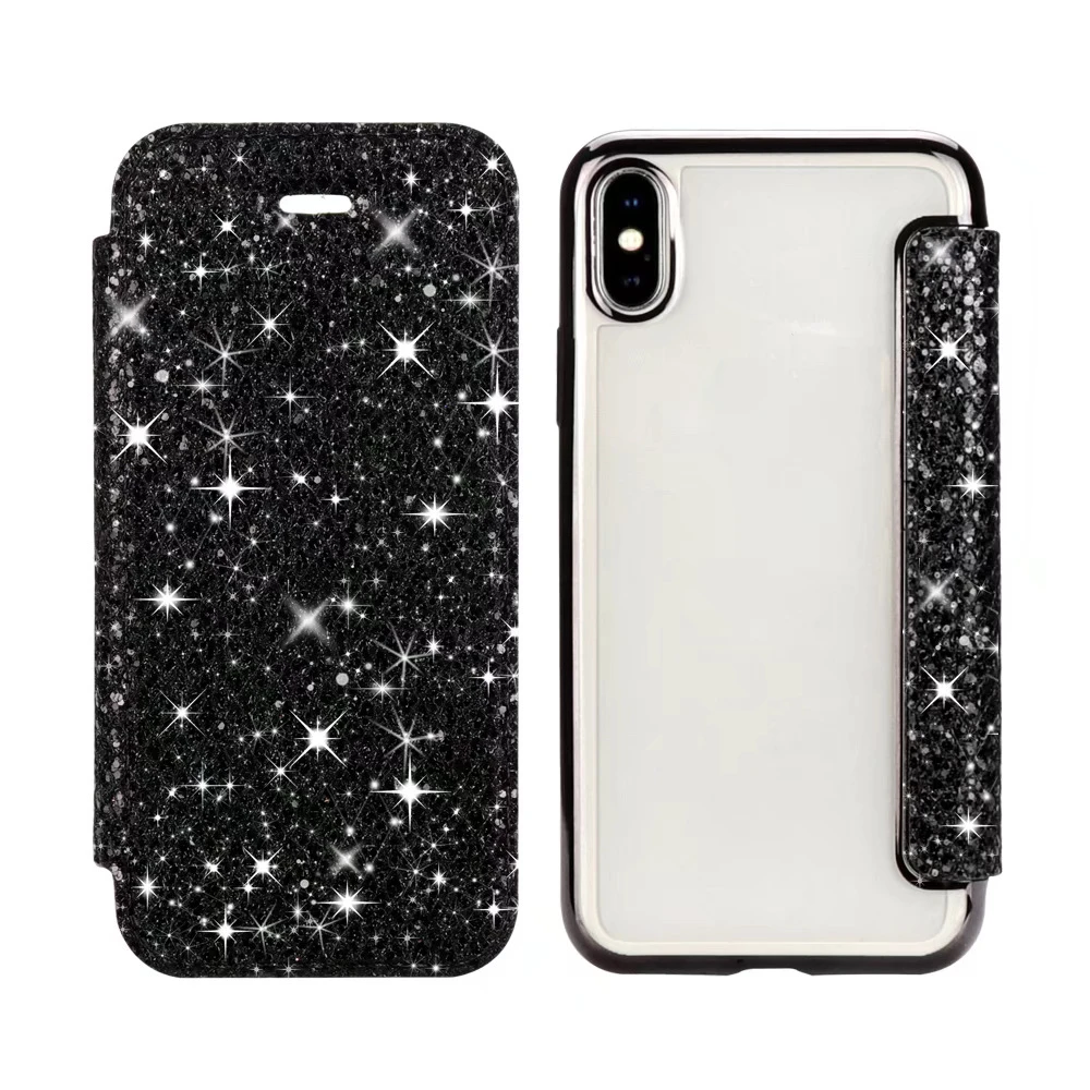 Оригинальный качественный блестящий чехол для iphone X XR XS Max чехол-кобура 8 7 6 6s Plus |