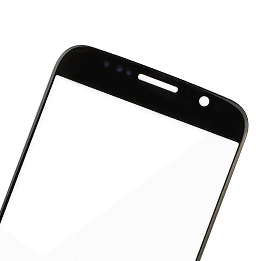 Для SAMSUNG S6 Переднее стекло объектив Внешний сенсорный экран панель Крышка Замена