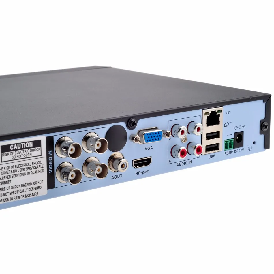 5 в 1 4CH 4MP AHD DVR Гибридный NVR Поддержка IP CVI TVI CVBS камера безопасности рекордер Onvif Coxial