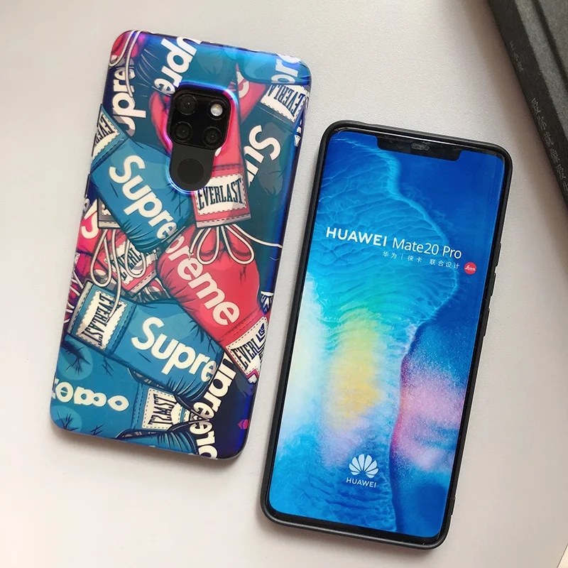 Мягкий чехол Huawei Mate 20 Pro Модный для Spreme Patern дизайнерский с принтом |