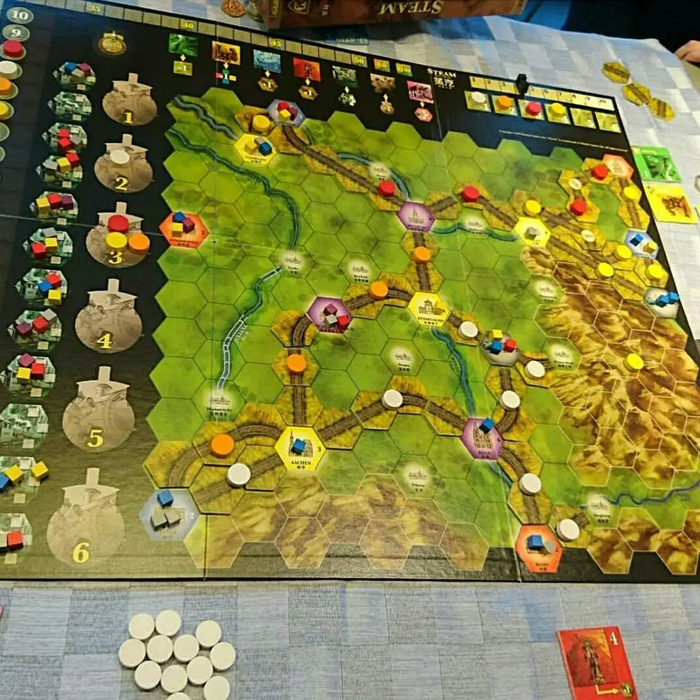 Семейная музыкальная настольная игра паровой менеджмент класс десятка
