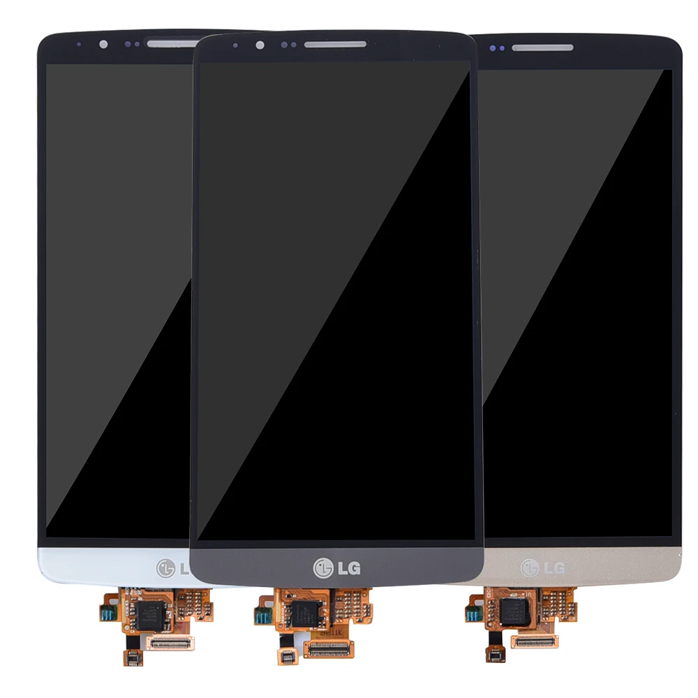 Дисплей для LG G3 LCD сенсорный экран дигитайзер с рамкой Замена Оригинальный D850 D851