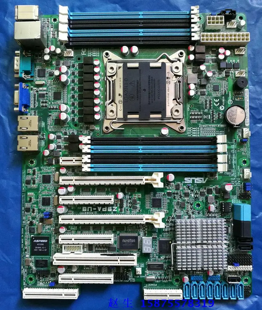 Socket 2011 для ASUS материнская плата LGA2011 DDR3 ECC REG одноканальный сервер X79 поддержка E5 2670