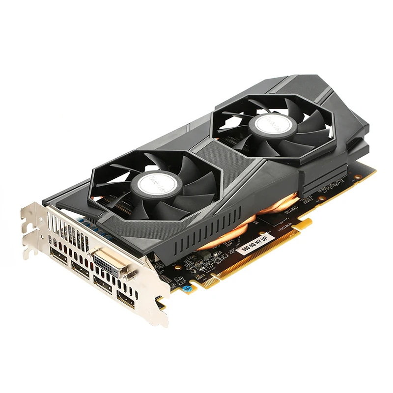 RX 580 графическая карта 8g 2048SP Pc 256Bit GDDR5 PCI Express 3,0X16 HDMI DP DVI для офиса майнинга ETH графическая карта, видео