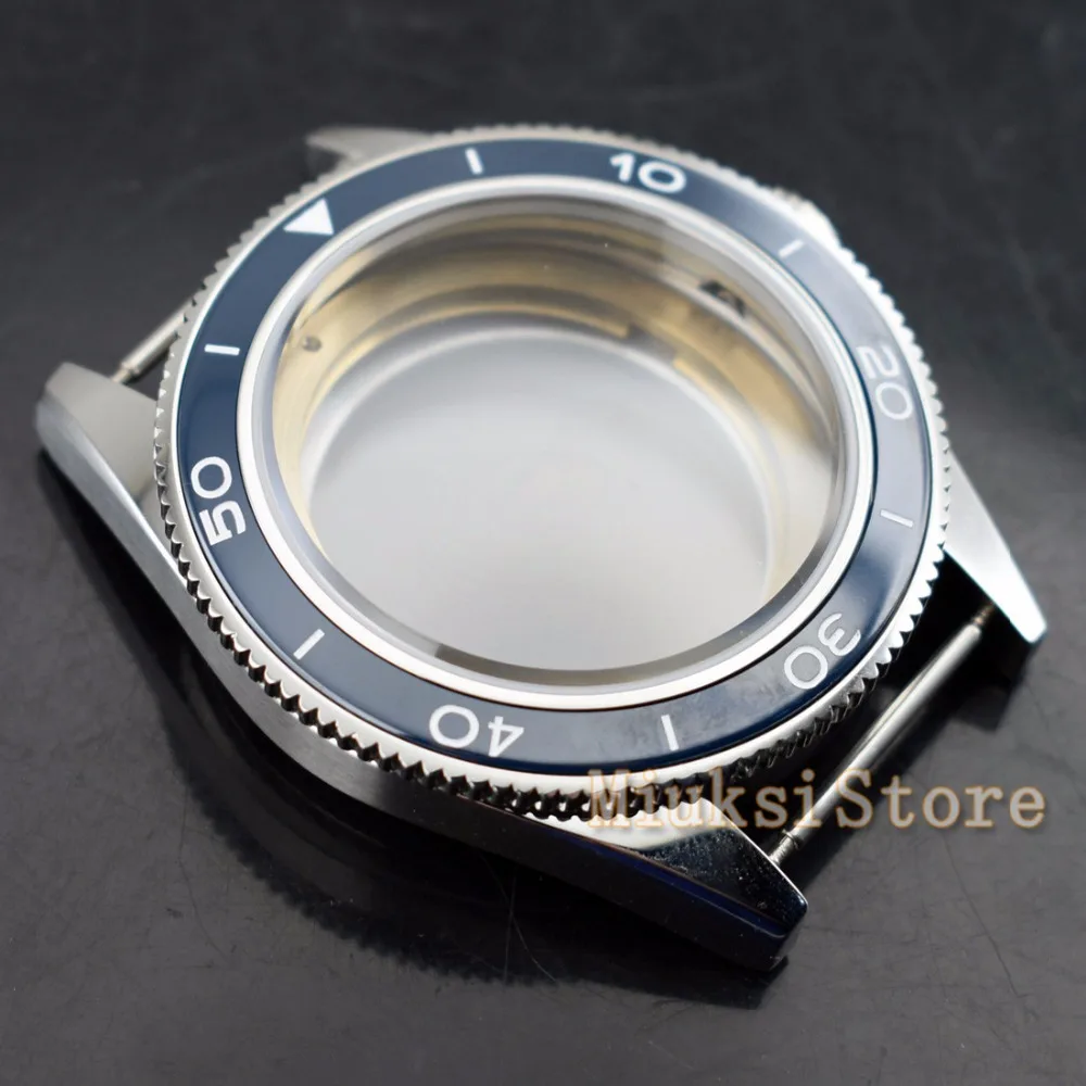 41mm Sapphire Crystal Case Fit Miyota 8205/8215,ETA 2836 DG2813/3804 Men Watch'Case