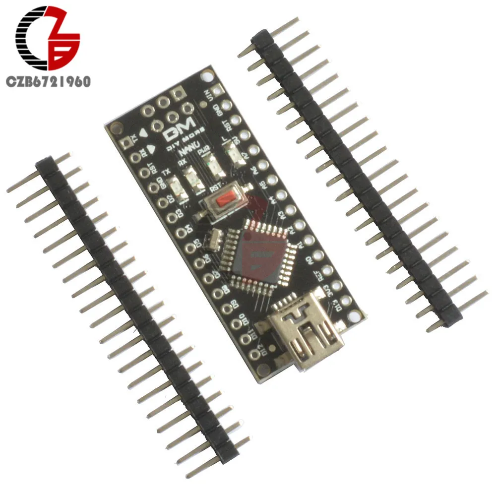 Плата микроконтроллера MINI USB PL2303TA Nano 3 0 4 ATmega328P плата 5 в 16 МГц для Arduino Комплект