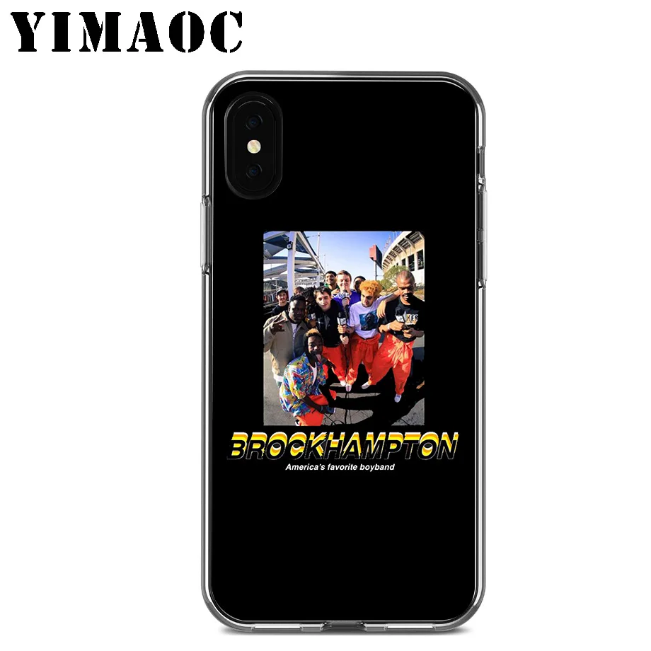 YIMAOC Brockhampton Boys Soft Silicone Case for Apple Iphone 11 Pro Xr Xs Max X 10 8 Plus 7 6S 6 SE 5S 5 7Plus 8Plus |