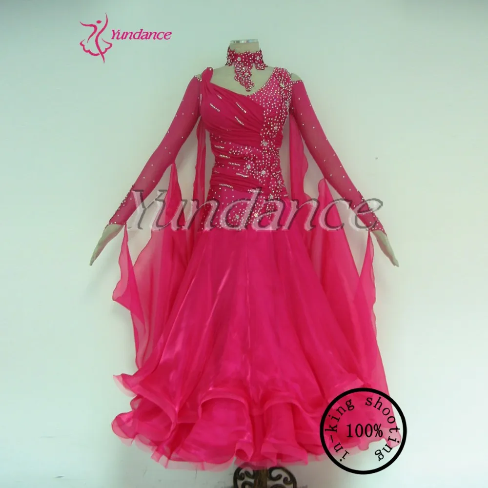 

custom women dance dress competition ballroom B-11737