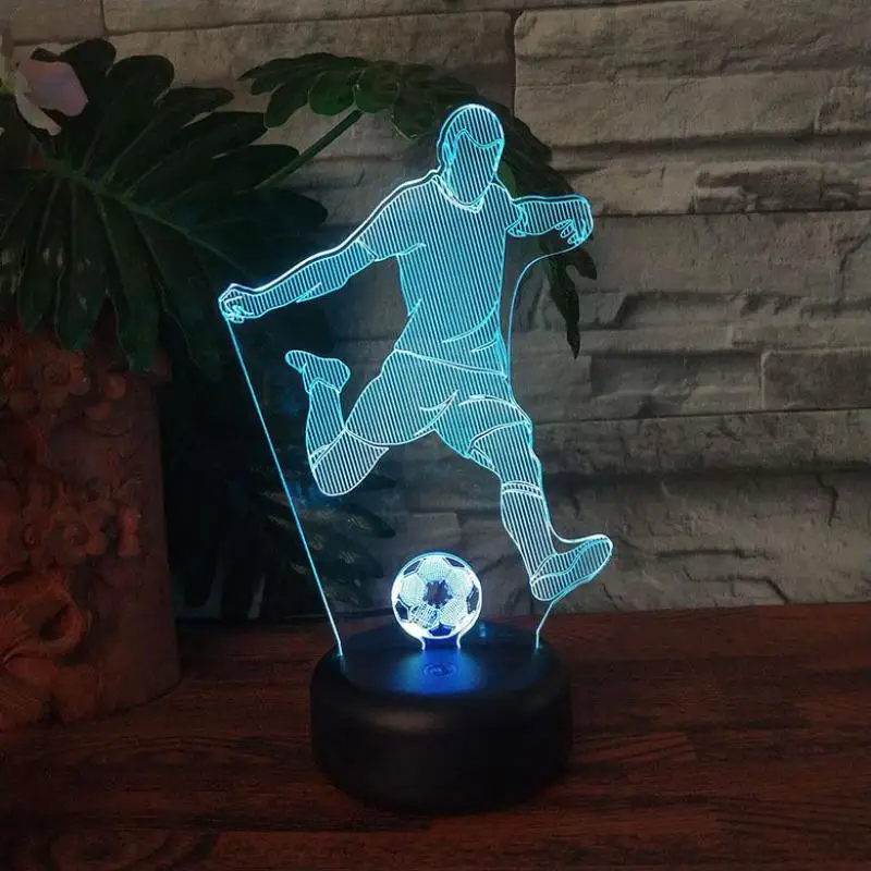 Сенсорный выключатель питания батареи светодиодный ночник Рождественский