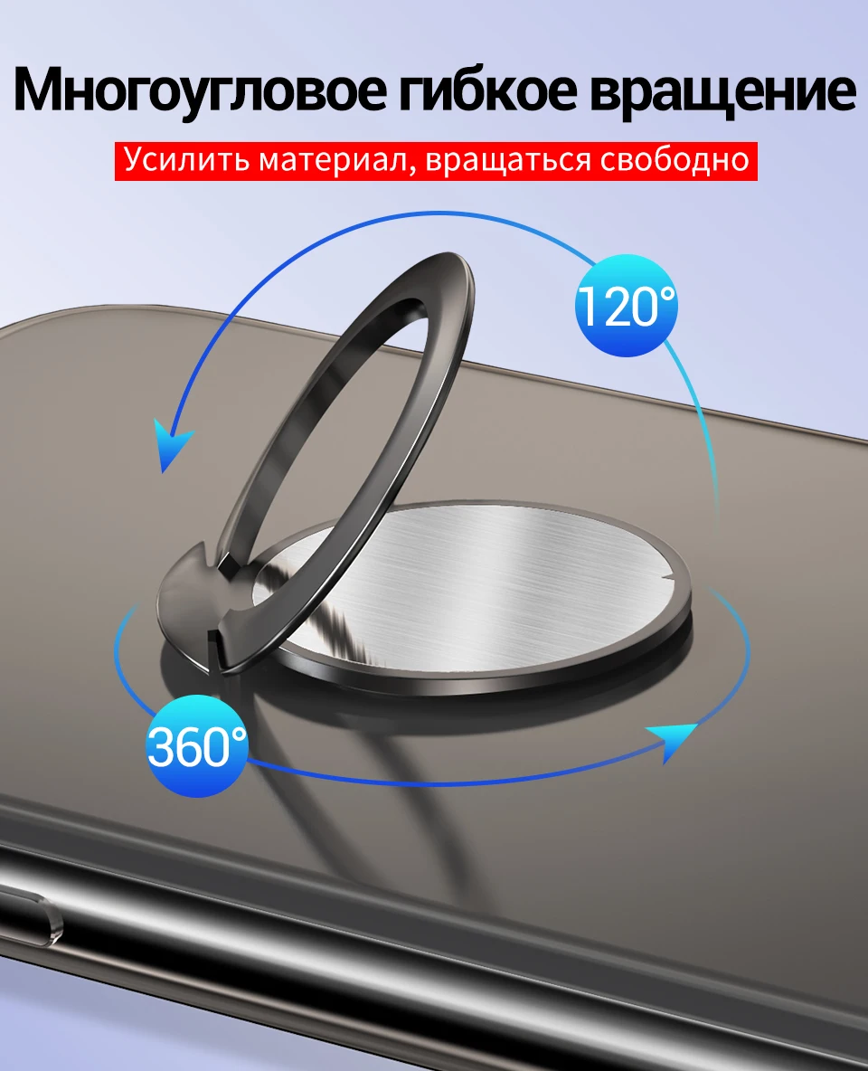PZOZ Держатель для пальца для iphone 7 8 X XS Max Xr 360 градусов подставка Подставка для телефона для Redmi note 7 держатель для телефона магнитный держатель Аксессуары универсальный держатель кольцо для телефона