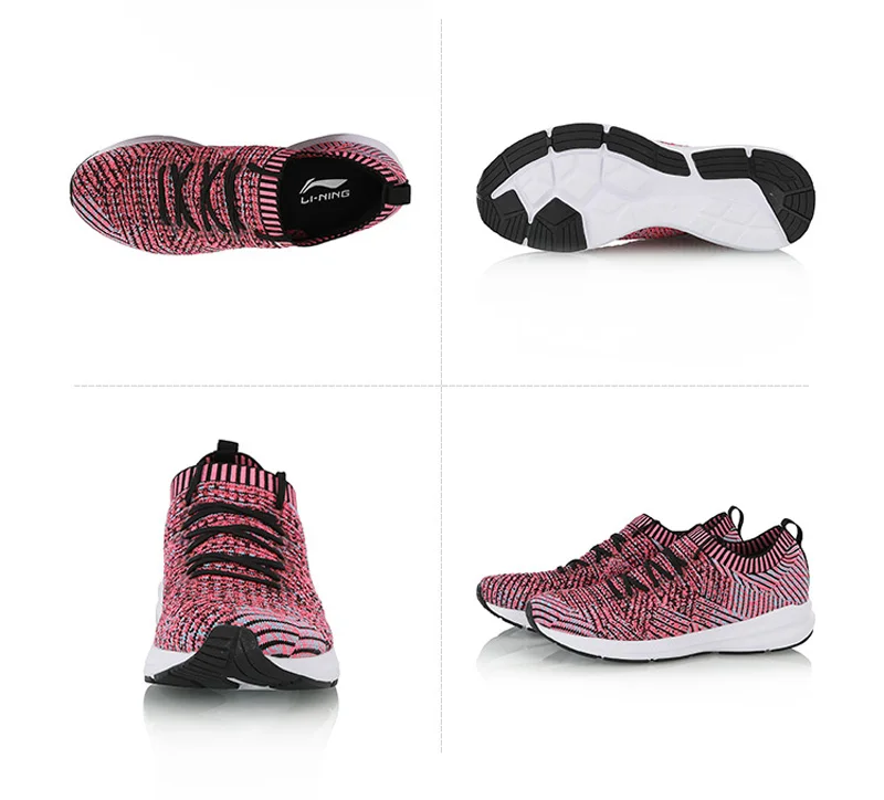 Li-Ning/женские кроссовки для бега с подушками REACTOR V2, дышащий светильник, удобная спортивная обувь для фитнеса ARHN062 XYP738