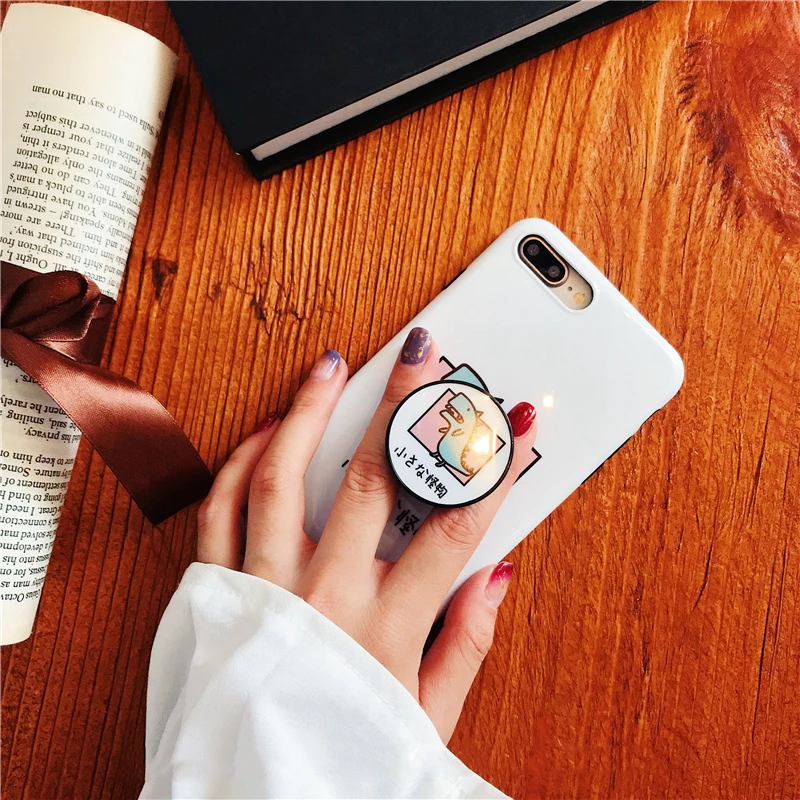 Чехол для телефона GlamPhoneCase с рисунком кота динозавра IPhone X 8/8 plus 7 6 S + мягкая задняя