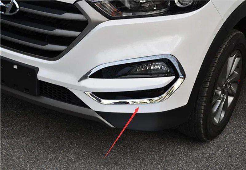 ABS Хромированная передняя фара противотумансветильник крышка бампера