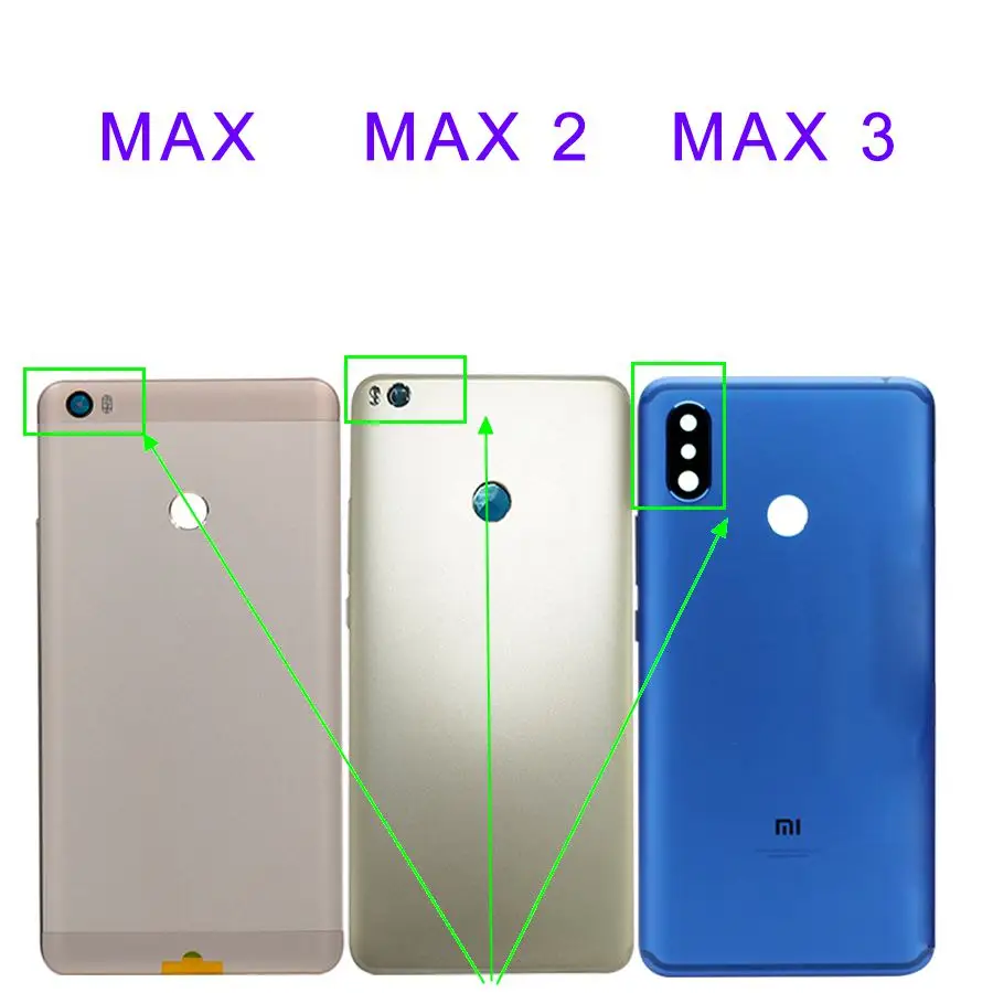 Для Xiaomi Mi MAX 2 крышка батареи задняя дверь Корпус чехол Max 1 Max1/Max2 Pro для 3