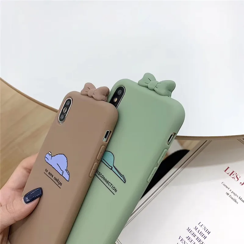 Милый чехол для телефона с мультяшным декодированным рисунком лягушки и